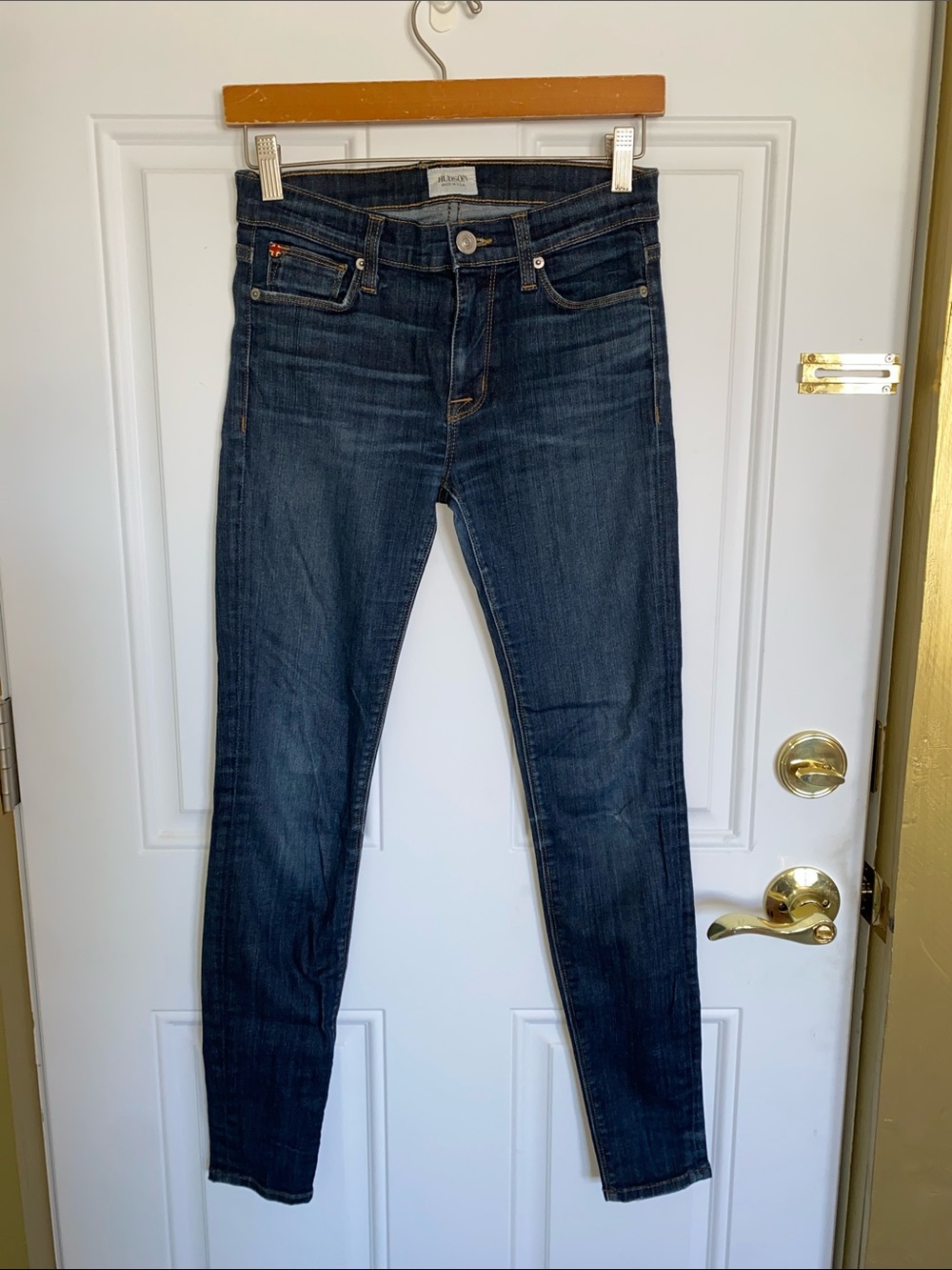 Hudson Jeans Skinny - Dark Indigo Wash